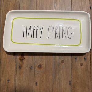 Rae Dunn Happy Spring Platter